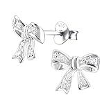 funkelnder Ohrschmuck mit Zirkonia (synthetischer Schmuckstein)