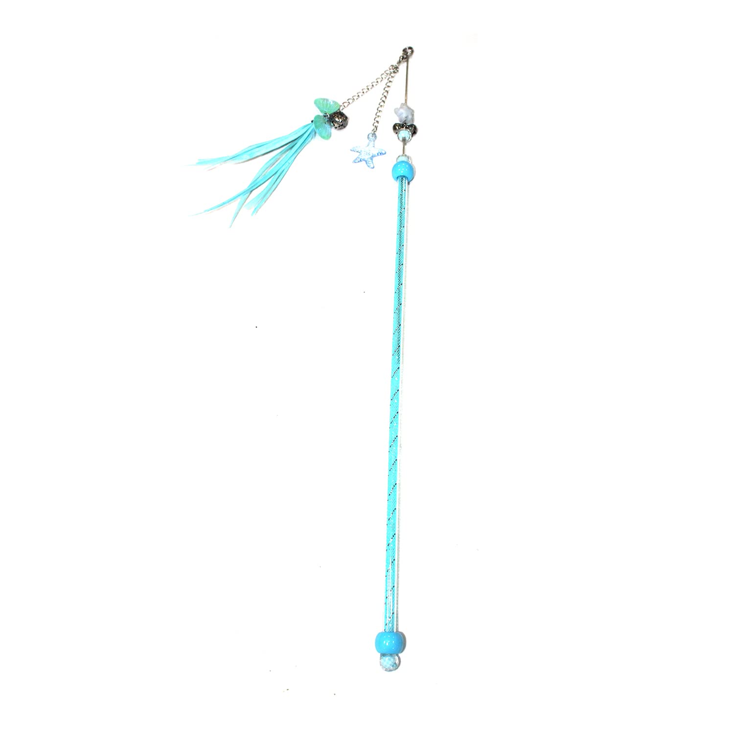 emily pets Cat Stick Starry Beads & Nylon Interactive Wand Cat Playing Stick Toy for Indoor Cats & Kitten Playing Toys (B09SWYQKXC) Amazon Price History, Amazon Price Tracker