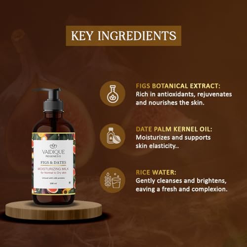 Image of Ayurvedic Figs and Dates Moisturizing Milk infused with Milk Proteins