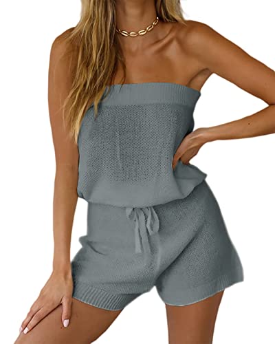 Chang Yun Womens Summer Jumpsuits Off Shoulder Romper Two Piece Outfits