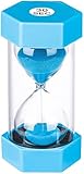Large 30 Second Sand Timer, Colorful Durable Hourglass Sand Clock, Plastic Blue Sand Watch 30 Sec for Kids Games Classroom