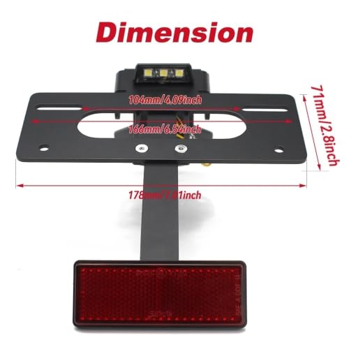 Support Plaque Dax 125 évite les Vibrations avec son Kit Rangement arrière - 3