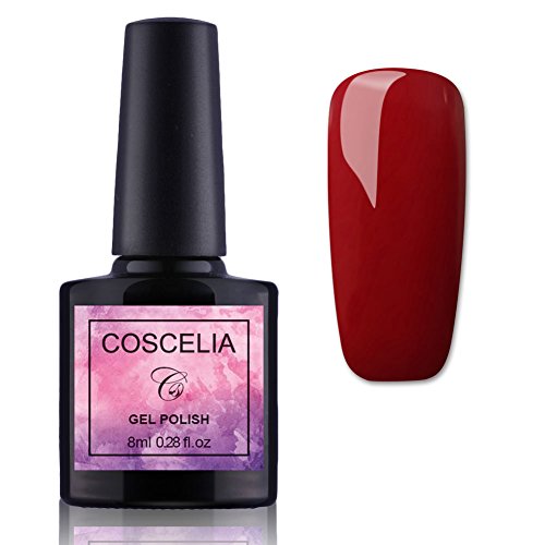 Saint-Acior Esmaltes Semipermanentes UV/LED Nail Art Uñas de Gel Pintauñas Semipermanente Esmaltes de Uñas Soak off 8ml...