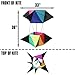 WindNSun Supersize Revolution Polyester Ripstop 3D RotoBox Spinning Kite, 36 inches