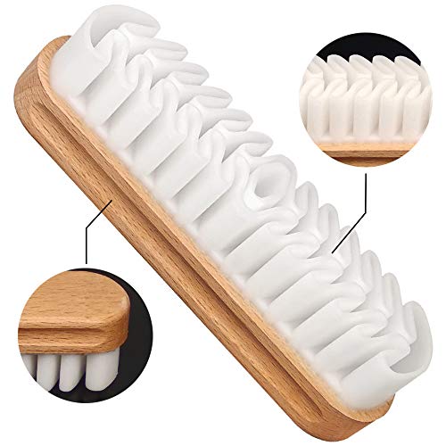 Lamondre Brosse à Chaussures, pour Nettoyage et Entretien du suède, Durable Bonne Prise en Main – vue 3