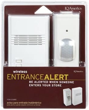 IQ AMERICA CE-6880 Wrls Motion Chime, White