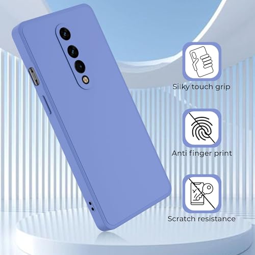 Image of A rtistque Back Cover Case for OnePlus 7 Pro with Camera Protection | Shockproof TPU | Stylish Protective Design | Slim Fit | Ultra Matte | OnePlus 7 Pro Back Cover - Blue