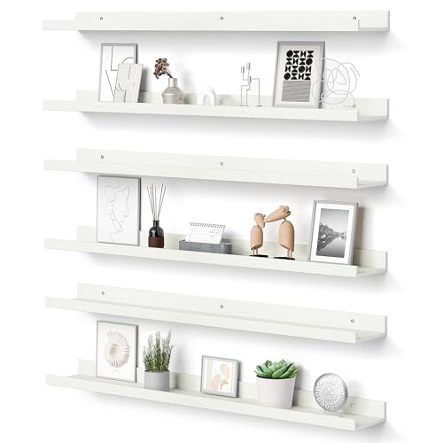 upsimples Floating Shelves for Wall, 35.5 Inch Shelves for Decor