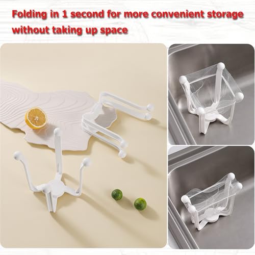 Colador para fregadero de cocina con cesta y bolsas de malla miniatura 3