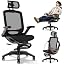 Sw01 (Black Wood Grain | With Footrest)