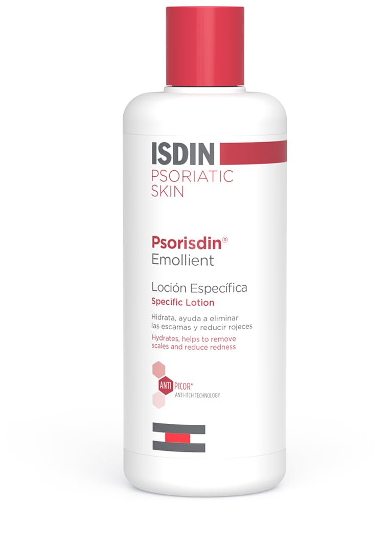 ISDINPsorISDIN Emollient Daily Lotion Moisturises, Removes Dandruff and Reduces Redness in People with Psoriasis, 400ml