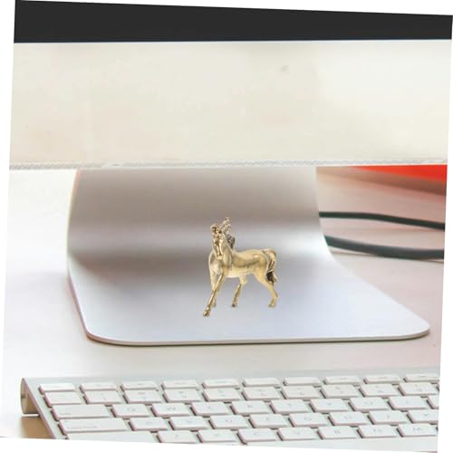 Estatua de Caballo Feng Shui de Latón para Decoración miniatura 4
