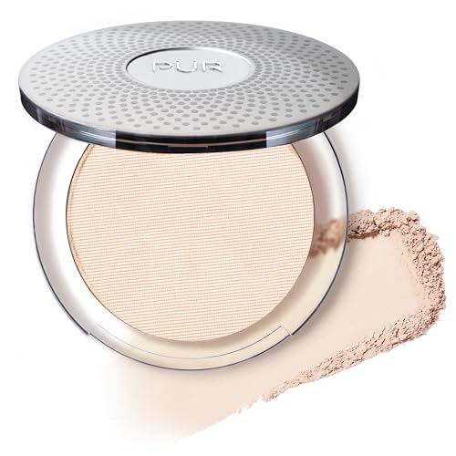PÜR 4-in-1 Pressed Mineral Powder Foundation, SPF 15, Ivory, Full Coverage