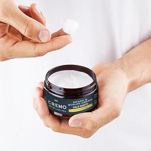 Cremo Beard & Scruff Cream, Palo Santo (Reserve Collection), 4 oz - Soothe Beard Itch, Condition and Offer Light-Hold Styling for Stubble and Scruff (Product Packaging May Vary) Cremo Beard Scruff Cream Palo Santo Reserve Collection 4 oz Soothe Beard Itch Condition and Offer Light Hold Styling for Stubble and Scruff Product Packaging May Vary