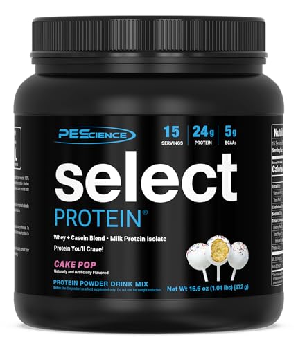 Image of PEScience Select Protein Powder, Whey & Casein, Cake Pop, 15 Servings