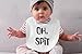 Quipo Oh Spit Funny Baby Bib - Handmade Funny Sarcastic Baby Bib