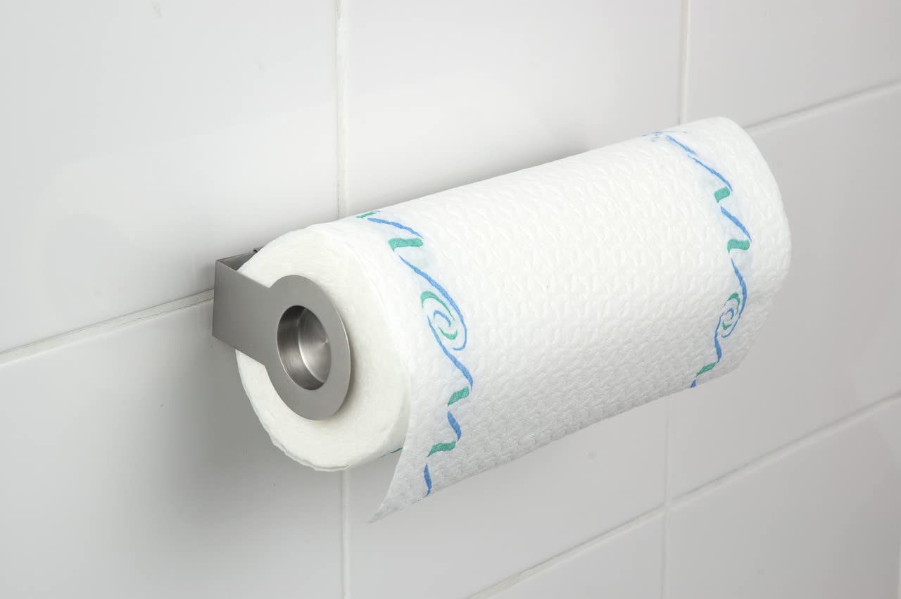 Wenko Cerri 2318100 uchwyt na papier kuchenny ze stali nierdzewnej
