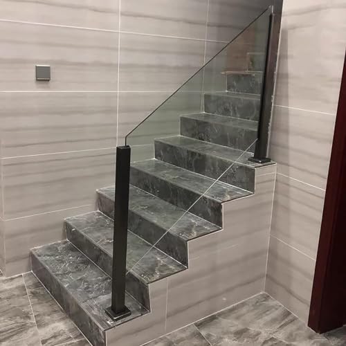 Clip de fixation pour balustrade de balcon robuste avec connecteur d'angle 85 cm
