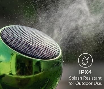 Image of Metal Bluetooth Speaker | 5W Portable Wireless Speaker with TWS Stereo Pairing | Bluetooth 4.2 | IPX4 Splash Resistant, 1