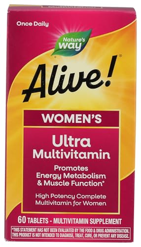 Nature's Way, Multivitamin Alive Once Daily Women Tablets, 60 Count - image 1