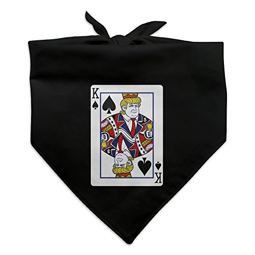 GRAPHICS & MORE Donald Trump King of Spades Card Dog Pet Bandana