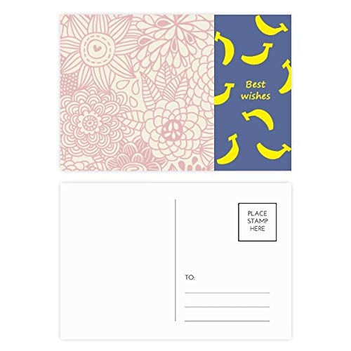 Carte postale Merci Sun Flower Ligne lot de 20 à offrir pour accompagner vos cadeaux