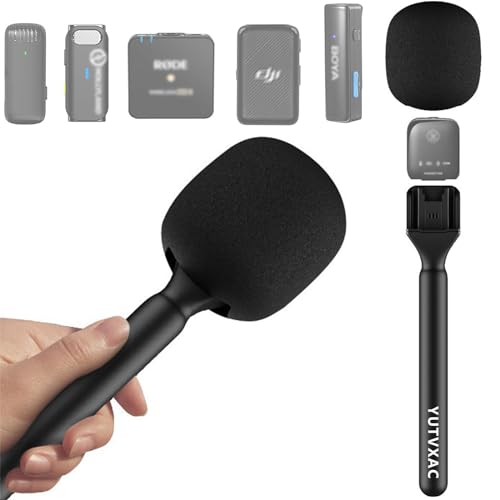 Catálogo de Rod Accesorios los 5 más buscados. 43 Soporte de micrófono DJI para Rode Wireless GO II, Compatible con DJI Hollylandia de micrófono inalámbrico de mano, Reducción de ruido eficaz, adecuada para bodas, calles y...