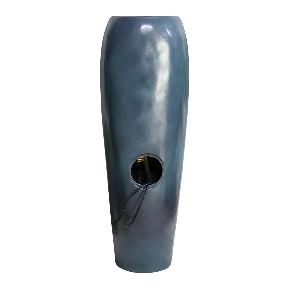Fontana Da Giardino in Resina E Fibra Di Vetro – Fontana A Cascata Alta 98 ​​Cm Per Uso Interno Ed Esterno, Come Fontana Da Patio O Fontana Da Giardino.