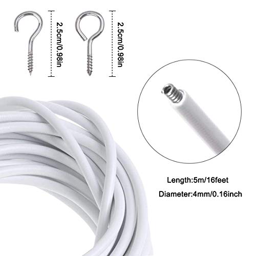 10m Cavo per Tende, Corde per Tende Filo