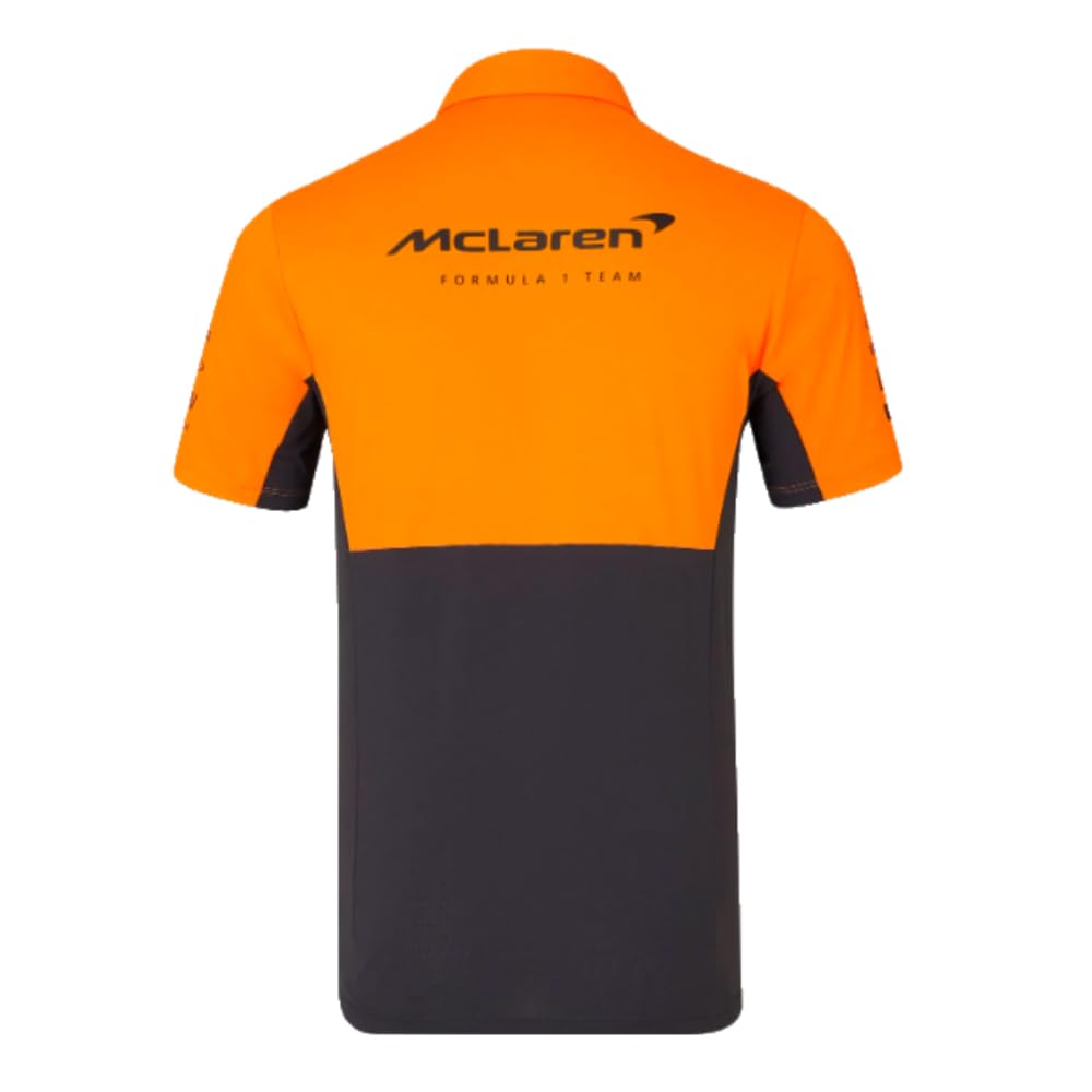 Castore 2024 McLaren Replica Polo Football Soccer T-Shirt Maglia (Autumn Glory)