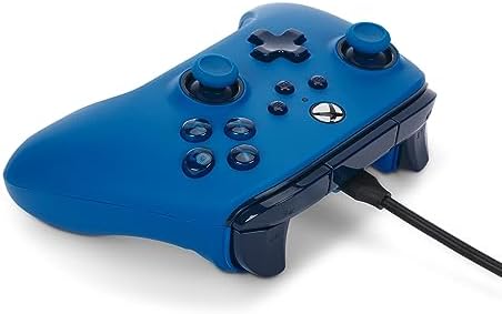 PowerA Advantage Wired Controller for Xbox Series X|S - Blue, Xbox Controller with Detachable 10ft USB-C Cable, Mappable Buttons, Trigger Locks and Rumble Motors, Officially Licensed for Xbox - 5