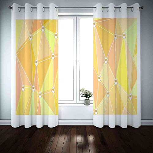Rideaux à oeillets 100% polyester occultants et isolants 3D - 4