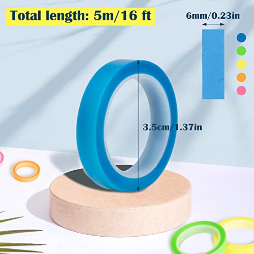 Newest 10 Rolls Highlighter Tapes, Clear Color Tape Removable Marking Sticker For Reading Class, 16 Ft Per Roll #TOP1