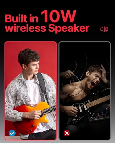 Image of Enya Electric Guitar Nova Go Sonic Smart Electric Carbon Fiber Guitarra with 10W Wireless Speaker, Onboard Presets, All-in-One Portable Rig for Street Performers & Home Studios, 2-Year Warranty