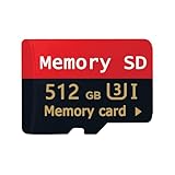 Carte Micro SD 512 Go Carte Mémoire Micro SD Imperméable + Adaptateur SD pour pour Smartph...