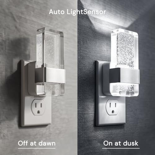 Image of L LOHAS LED Night Light, Dimmable Night Lights Plug into Wall, 2 Pack