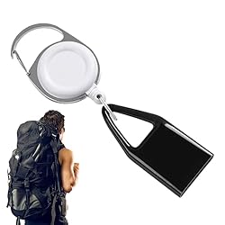 Clip para Encendedor | Llavero Encendedor retrácti...: Material duradero: la seguridad de este clip para encendedor de ABS, aleación de zinc y silicona que tiene una durabilidad fuerte y duradera. Su material de excelente calidad garantiza que no se deforme ni dañe después de un uso prolongado, lo que lo...