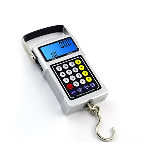 Electronic Balance Digital Fishing Scale Muti-Functional Hook Hanging with Measuring Tape Luggage Travel Steelyard image 2