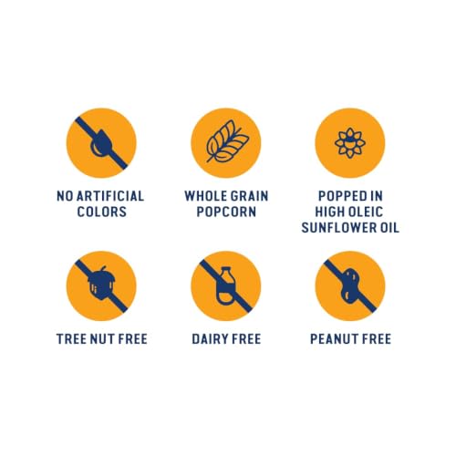 Image of SkinnyPop White Cheddar Popcorn, 4.4oz Grocery Sized Bag, Skinny Pop, Healthy Popcorn Snacks, Gluten Free (Pack of 4)