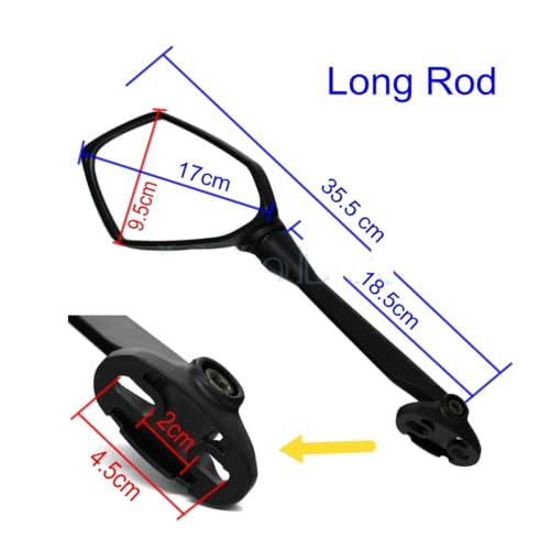 Espejos de motocicleta con cristal antirreflejante para CBR 3