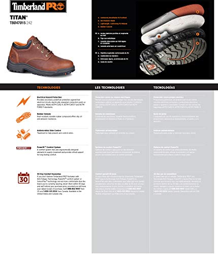 Timberland Pro Men's Titan Oxford Soft Toe Work Shoe, Haystack Brown, 10 #TOP6