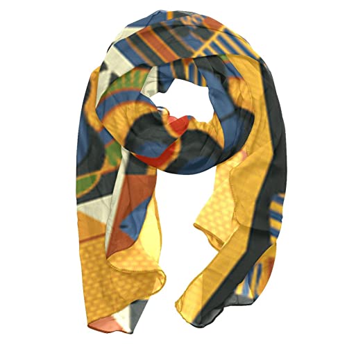suojapuku Sciarpa da donna Sciarpa leggera Sciarpe grandi,egitto antico stile etnico,Sciarpe Scialli Avvolgimento per capelli in seta