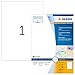 Produktbild HERMA 4376 Wetterfeste Folien-Etiketten DIN A4 transparent (210 x 297 mm, 100 Blatt, Polyesterfolie, matt) selbstklebend, bedruckbar, permanent haftende Klebefolie, 100 Klebeetiketten, durchsichtig