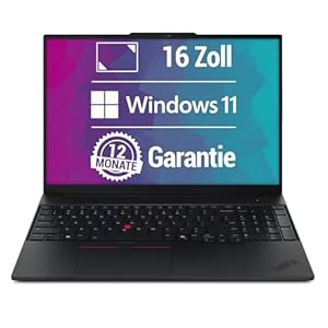 Lenovo ThinkPad E16 Gen 3 16 Zoll Full HD Laptop AMD Ryzen 7-250@ bis zu 5,1 GHz 16 GB 512 GB SSD mit Windows 11 Pro & GRATIS Antiviren-Software inkl. 12 Monate Garantie