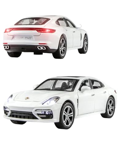 Image of Magicwand 1:32 Scale Die-Cast Metal Panamera Car【Colors as Per Stock】 with 6 Openable Doors and Pull Back Action,Blinking Headlights & Tail Lights 【Pack of 1】