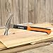 GreatNeck HG16S 16 Oz. Fiberglass Straight Claw Hammer, Carpenter & Contractor Tool for Framing, Building, & Ripping Nails, Durable Drop Forged Steel Hammer