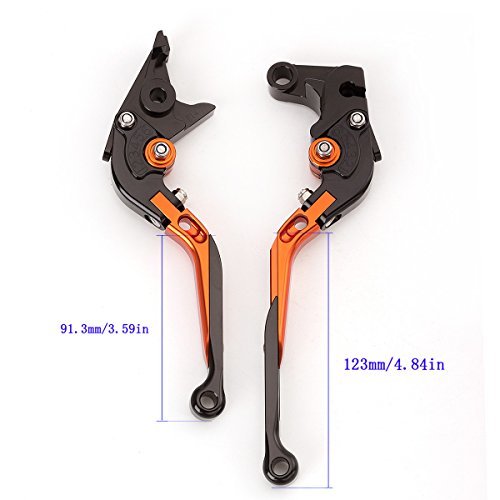 Fxcnc Folding Extendable Brake Clutch Levers For 1090 Adventure/R 2017-2018, Adventure 1050 2016, 690 Dk/Smc/Smcr/690 Enduro R 2014-2020, 690 Smc R 2019, 701 Supermoto/Enduro 2017-2020 #TOP1