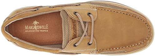 Margaritaville mens Anchor Lace Boat Shoe, Light Tan, 9.5 US | Image 4