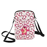 WZMPA Funny Lotso Bear Crossbody Bag Lotso Fans Gifts I'm A Hugger Shoulder Bag Lotso Bear Merchandise (Hugger 2-cb,)