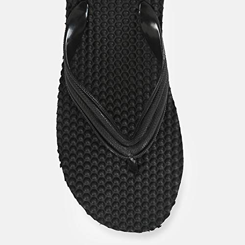 Image of Solefit Men's Black Slippers-9 UK (43 EU) (SLFT-0086)